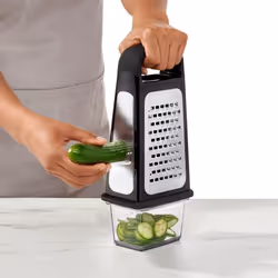 OXO Good Grips Kastenreibe Râpe plane Noir, Vert, Acier inoxydable - Vue supplémentaire 8