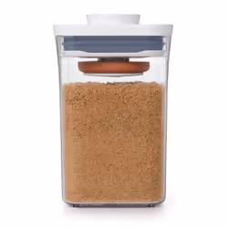 OXO 11234000, Boîte, Rectangulaire, 0,9 L, Transparent, Blanc, 105 mm, 105 mm