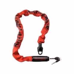 Kryptonite Keeper 785 Color Series, Antivol à chaîne, Rouge, Acier, Nylon, Alliage de manganèse, Clé