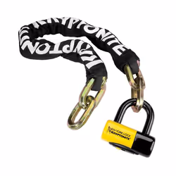 Kryptonite 999485, Antivol à chaîne, Noir, Blanc, Jaune, Acier, 1000 mm, 4,9 kg, 3 pièce(s)