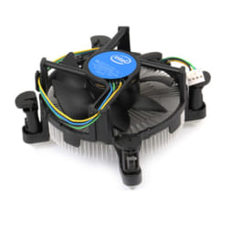 Intel E97379-003 système de refroidissement d’ordinateur Processeur Refroidisseur d'air Aluminium, Noir