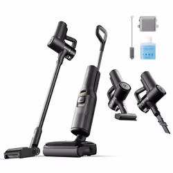 Roborock F25 Combo Aspirateur Balai Laveur 20000Pa - Nettoyeur vapeur 90°C -5 fonctions en 1-Inclinable jusquà 180°