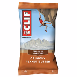 CLIF Bar Crunchy Peanut Butter, Cacahuète, 68 g, Avoine, Vitamine A, Vitamine B1, Vitamine B12, Vitamine B2, Vitamine B3, Vit ...