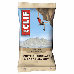 CLIF Bar White Chocolate Macadamia, Macadamia, Chocolat blanc, 68 g, Avoine, Vitamine A, Vitamine B1, Vitamine B12, Vitamine  ...