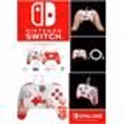 Manette de jeu - PowerA - MARIO ROUGE - Filaire - Câble USB détachable - Nintendo Switch