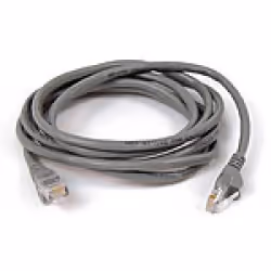 Belkin Cable patch CAT5 RJ45 snagless 2m grey, 2 m, Cat5e, U/UTP (UTP), RJ-45, RJ-45