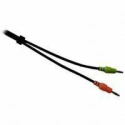 Belkin OmniView SOHO Series Audio/Mic Cable câble audio 3 m Noir