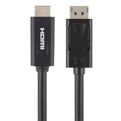 Belkin F2CD001B06-E câble vidéo et adaptateur 1,8 m DisplayPort HDMI Noir