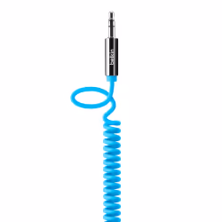 Belkin 3.5mm, 3,5mm, Mâle, 3,5mm, Mâle, 1,8 m, Bleu