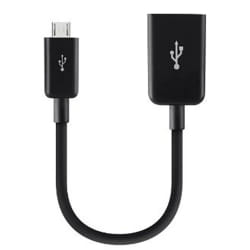 Belkin Micro-USB - USB A M/F câble USB USB 2.0 Micro-USB A Noir
