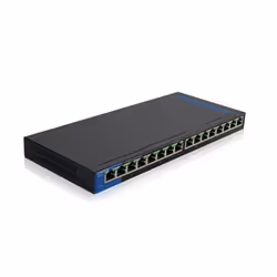 Linksys LGS116P, Non-géré, Gigabit Ethernet (10/100/1000), Connexion Ethernet, supportant l'alimentation via ce port (PoE)