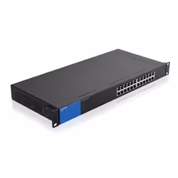 Linksys LGS124, Gigabit Ethernet (10/100/1000), Grille de montage, 1U