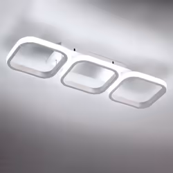Design géométrique moderne: avec un design simple de carrés géométriques, plafond moderne ajoute une touche de mode à votre p ...