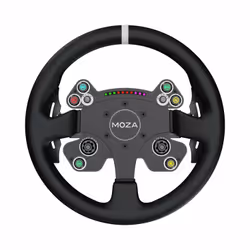 MOZA CS V2P, Volant, PC, Avec fil, USB, Noir, Aluminium