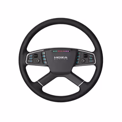 MOZA TSW Truck Wheel, Volant, PC, Avec fil &sans fil, Noir, Aluminium, Simili-cuir, Polymère, Cable
