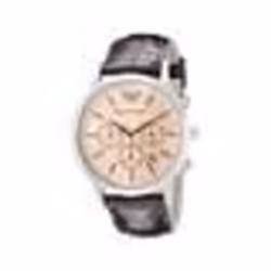 Montre - EMPORIO ARMANI - AR2433 - 43MM - Cuir Marron - Quartz Analogique