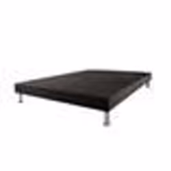 Sommier tapissier + jeu de pieds 140x190 Deco