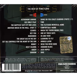 Warner Music Pink Floyd - Echoes - The Best of Pink Floyd, 2CD CD Rock