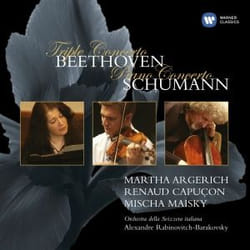 Warner Music Martha Argerich - Beethoven: Triple Concerto & Schumann: Piano Concerto, CD Classique