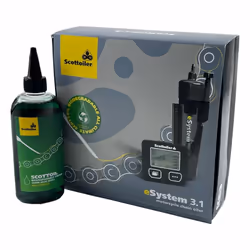 SCOTTOILER Graisseur de chaîne électronique eSystem V3.1 + lubrifiant vert biodégradable