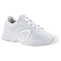 Chaussure de Tennis Femme HEAD Revolt Pro 4.0 Blanc-Gris - T-Kore 360° Tri-Nrg Drift Defense Contrôle Latéral