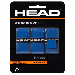 HEAD XtremeSoft Grip, Tennis, Bleu, Élastomère, Monochromatique, 0,5 mm, 8,5 g