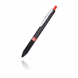 Pentel K497-B, Stylos rétractables à encre gel, Rouge, Noir, Rouge, Moyen, Rond, 0,7 mm