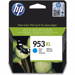 HP 953XL Cartouche d’encre cyan grande capacité authentique, Rendement élevé (XL), Encre à pigments, 18 ml, 1450 pages, 1 piè ...