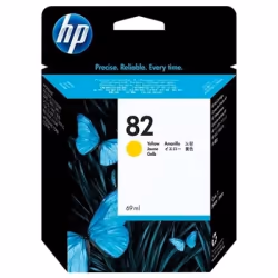 HP DesignJet 82 cartouche d'encre jaune, 69 ml, Rendement élevé (XL), Jaune, Encre à colorant, 69 ml, 1 pièce(s)