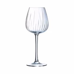 8 verres à pied en verre 35 cl Swirly - Cristal d'Arques