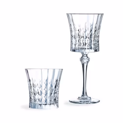 Ensemble de verres, 16 pièces Lady Diamond - Cristal d'Arques