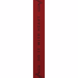 Polar Pro Strap sangle Cardiofréquencemètre Silicone, Textile Rouge