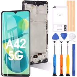 Écran - ARSSLY - Samsung Galaxy A42 5G - Incell LCD - Tactile - Noir avec cadre