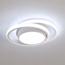 Description générale Ce plafonnier LED de 32W offre une lumière chaude et romantique avec un flux lumineux de 2500LM et une t ...