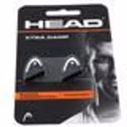 Amortisseur de vibrations de tennis HEAD Xtra Damp noir et blanc - lot de 2