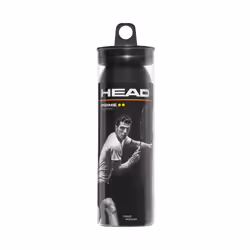 HEAD Prime 3 Ball Can Balles De Squash, Point jaune, Noir, 3 pièce(s), Tube