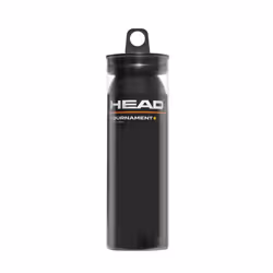 HEAD Tournament 3 Ball Can Balles De Squash, Point jaune, Noir, 3 pièce(s), Tube