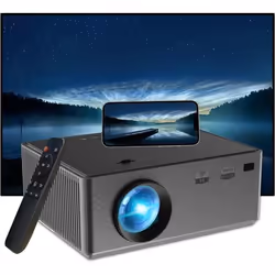 Projecteur - GENERIC - Noir-M7 - Full HD 1080P - 10000 Lumens - 5G WiFi Bluetooth