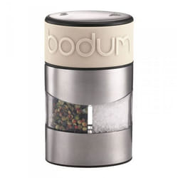 Bodum - combi moulin à poivre et sel 11,2cm chrome/crème - 11002-913