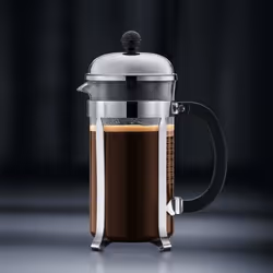 Bodum Chambord Noir, Chrome, Transparent - Vue supplémentaire 5