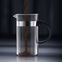 Bodum Bistro nouveau Noir, Acier inoxydable, Transparent