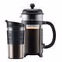 Cafetière à piston - BODUM - JAVA SET - 8 tasses 1.0 l + mug isotherme plastique 0.35 l