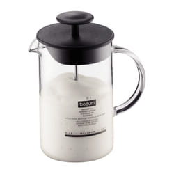 Bodum 1446-01 mousseur à lait Noir, Transparent