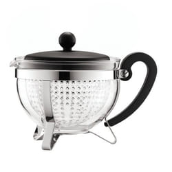 Bodum 1975-01 théière 1000 ml Noir, Transparent