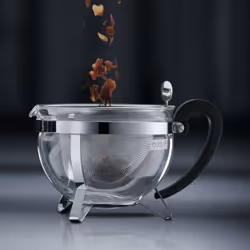 Bodum 1921-16-6 appareil à thé 1,5 L Noir, Argent, Transparent
