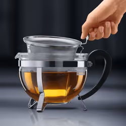 Bodum 1921-16-6 appareil à thé 1,5 L Noir, Argent, Transparent - Vue supplémentaire 4