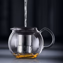 Bodum Assam appareil à thé 1,5 L Chrome, Transparent