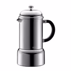 Bodum Chambord, Cafetière à moka, Chrome, Acier inoxydable, 154 mm, 104 mm, 230 mm