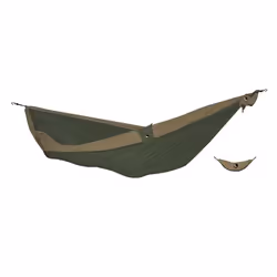 Ticket To The Moon Hamac en toile de parachute, Hamac suspendu, 200 kg, 1 personne(s), Nylon, Marron, Vert, 2000 mm