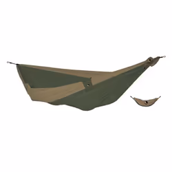 Ticket To The Moon Hamac en toile de parachuteс, Hamac suspendu, 200 kg, 1 personne(s), Nylon, Marron, Vert, 2300 mm